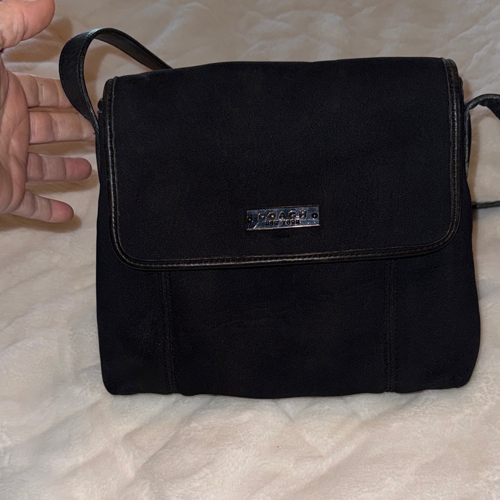 Coach Vintage Black Messenger/Crossbody Bag